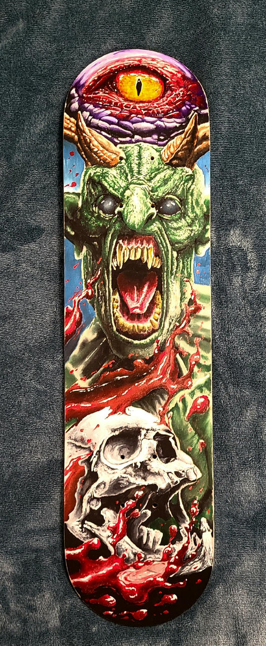 Demon Skateboard Deck - One Off