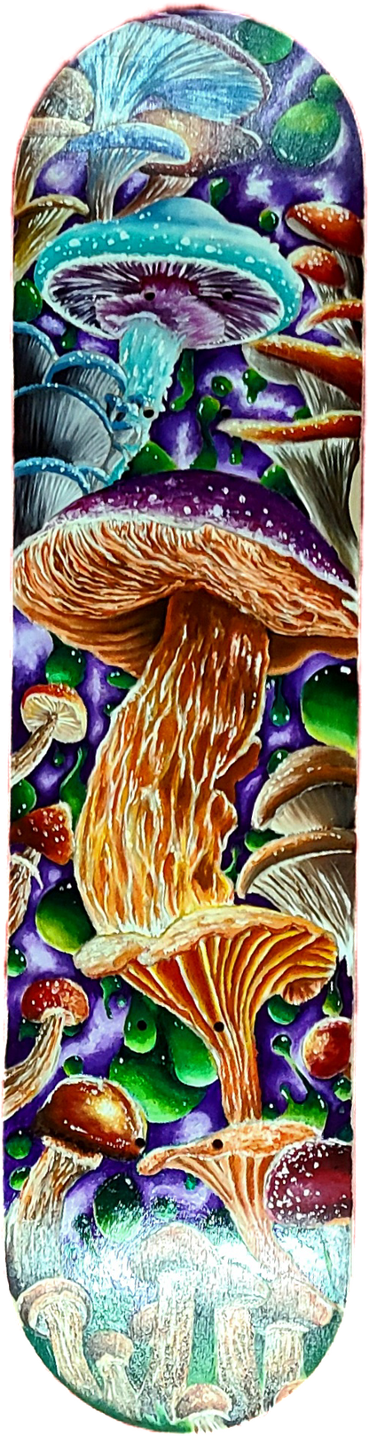 Mushroom Skateboard Deck - One Off